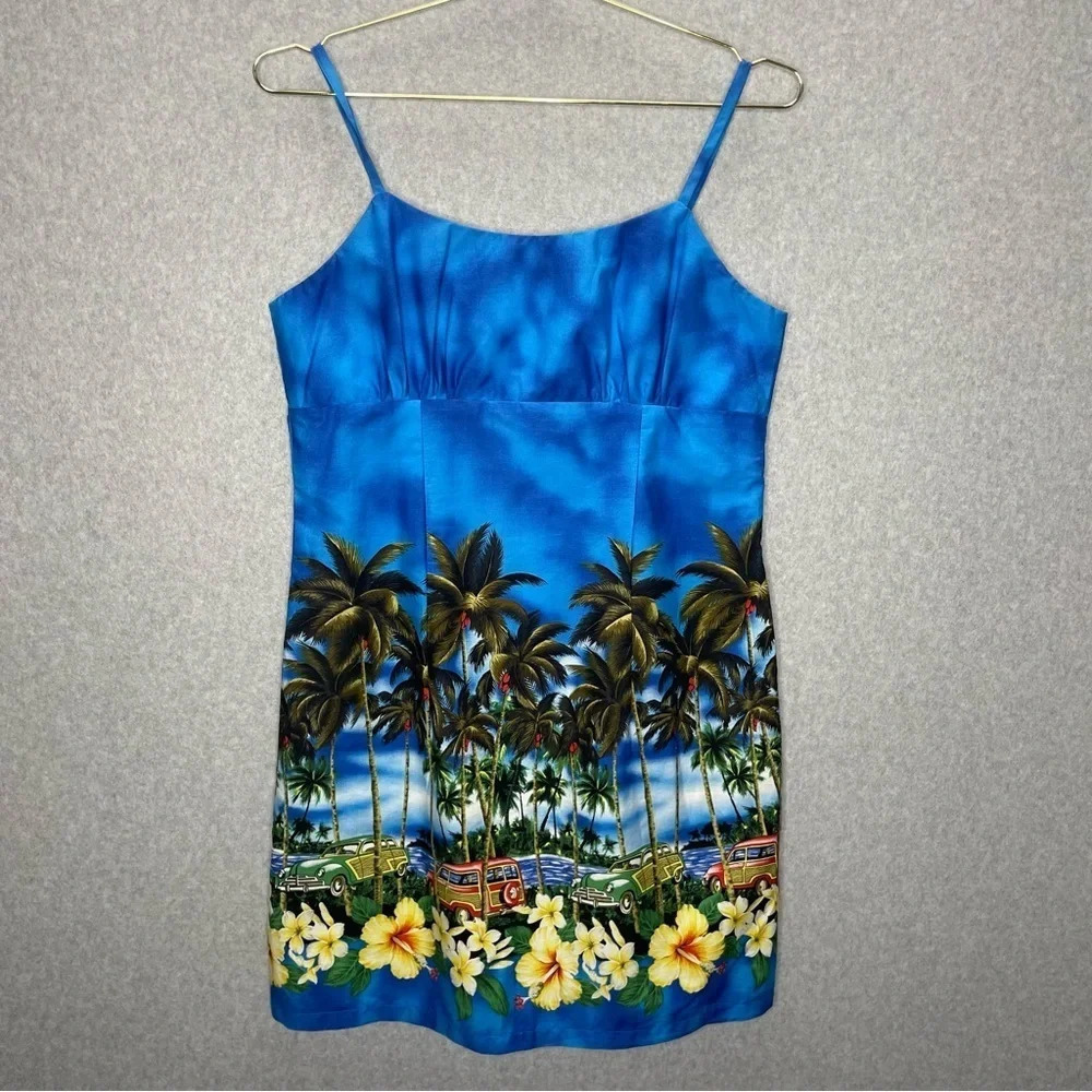 VTG Naniloa By Lamco Hawaiian Mini Dress